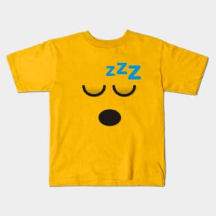 Sleeping Face Kids T-Shirt